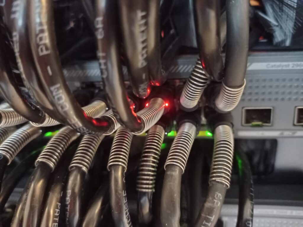 Cableado de fibra optica